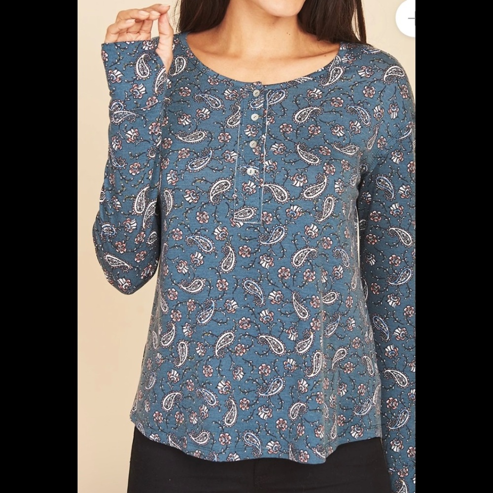 DR2 by Daniel Rainn Charlee Long Sleeve Knit Top Large